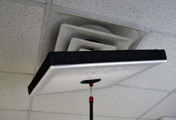 HVAC Room Ventilation Cover and Pole for Air Conditioning Units